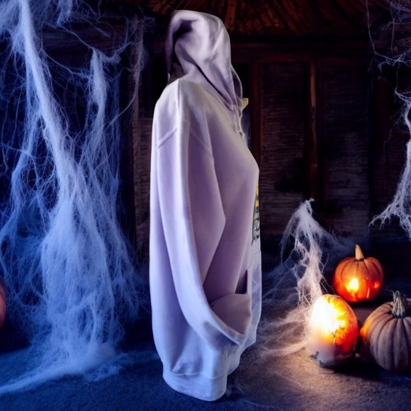 Disney The Nightmare Before Christmas 'Hero Of Halloween Town" Jack Hoodie Sz M - Picture 3 of 9